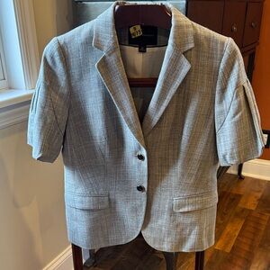 Banana Republic Light Gray Women's Blazer